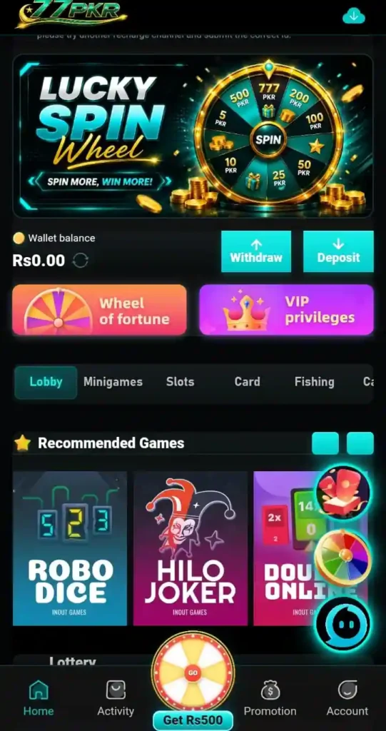 77PKR Game